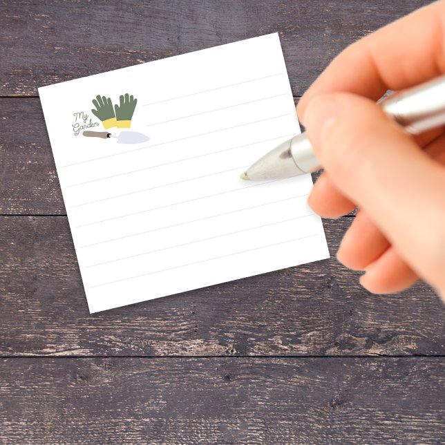 Bloco De Notas Meu Jardim Lined (Criador carregado)