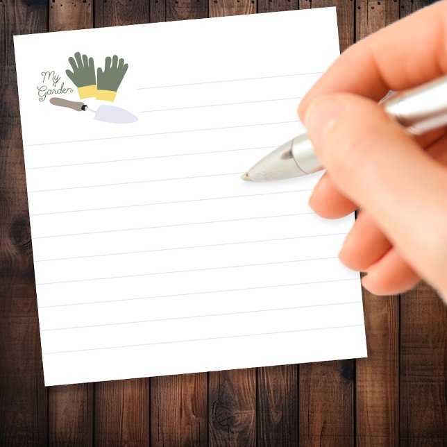 Bloco De Notas Meu Jardim Linerizado (Criador carregado)