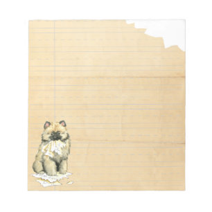 Bloco De Notas Meu Keeshond comeu meus trabalhos de casa