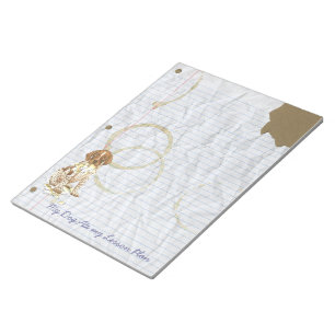 Bloco De Notas Meu Ponteiro Alemão De Curto Tempo Comeu Meu Plano