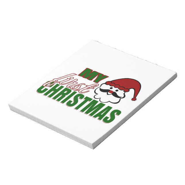 Bloco De Notas Meu Primeiro Natal (Invertido)
