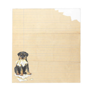 Bloco De Notas Meu Rottweiler Comeu Meu Trabalho De Casa