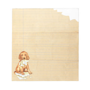 Bloco De Notas Meu Setter Irlandês Comeu Meu Trabalho De Casa