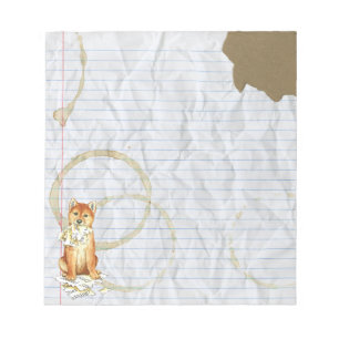 Bloco De Notas Meu Shiba Inu Ate Meu Plano De Lição
