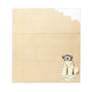 Bloco De Notas Meu Wheaten comeu meus trabalhos de casa