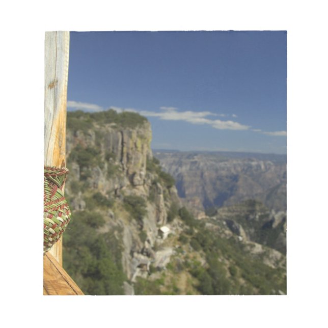 Bloco De Notas México, Chihuahua, Copper Canyon. Vista do (Frente)