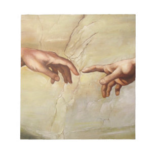 Bloco De Notas Michelangelo Criação da Capela de Adão Sistino