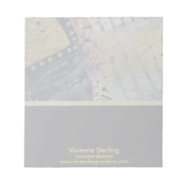 Bloco De Notas Mídia Mista Mínima Elegante Profissional Moderna