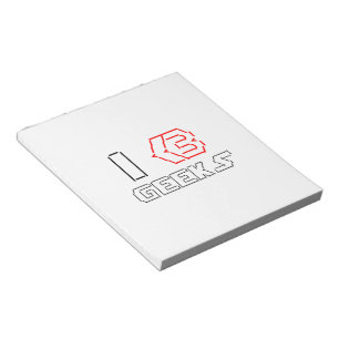 Bloco De Notas Mim ARTE dos geeks ASCII do coração