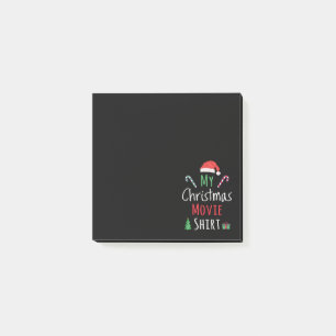 Bloco De Notas Minha Camisa De Cinema De Natal