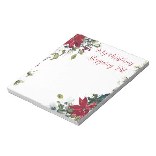 Bloco De Notas Minha Lista de Compras de Natal