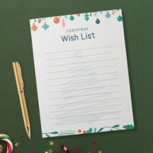 Minha Lista de Desejos - Natal Moderno