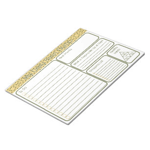 Bloco De Notas Minha Lista De Despejo De Cérebro Para Fazer