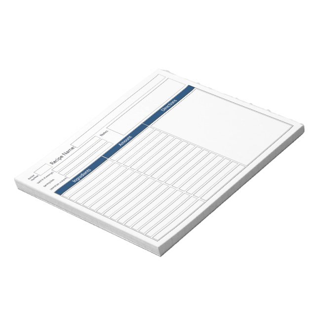 Bloco De Notas Minha Receita (Invertido)