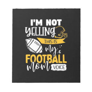 Bloco De Notas Minha Voz da Mãe de Futebol