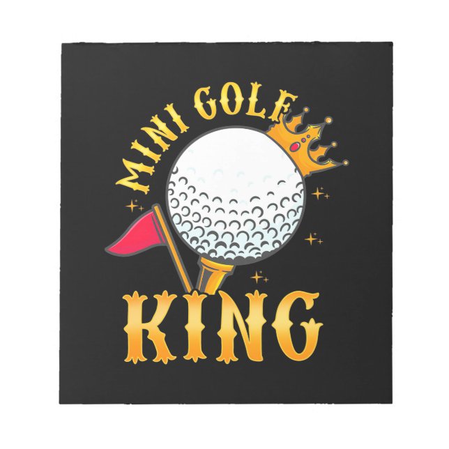 Bloco De Notas Mini Golf King (Frente)