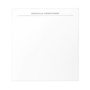Bloco De Notas Minimalist Modern Professional Plain Simple