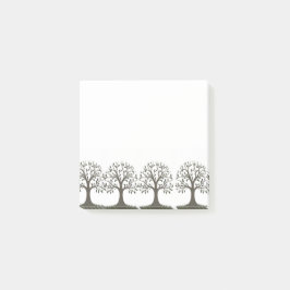Bloco De Notas 🌳 Minimalist Tree of Life Sticky Note Pad - Moder