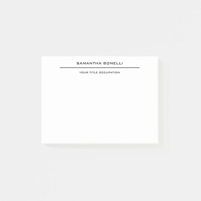 Bloco De Notas Minimalista Atrativo Simples (Frente)