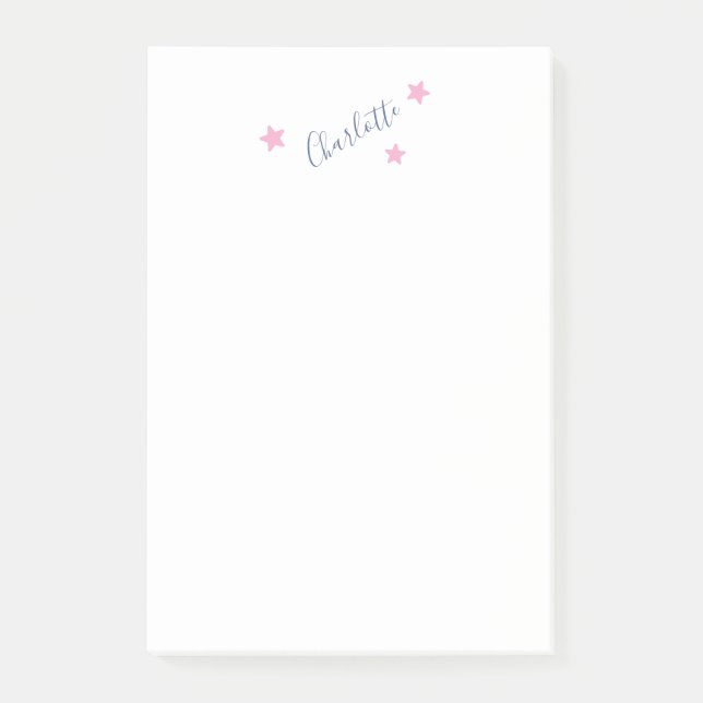 Bloco De Notas Minimalista Elegante Clássico Nome Profissional (Frente)