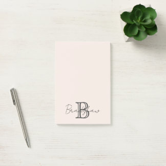 Bloco De Notas Minimalista moderno cor-de-rosa