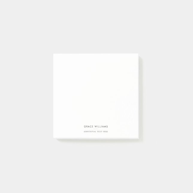 Bloco De Notas Minimalista Moderno Profissional (Frente)