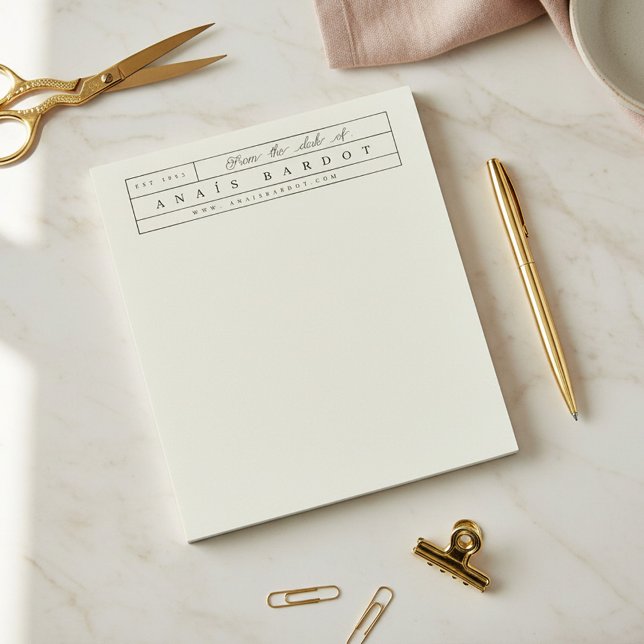Bloco de Notas Minimalista para Mulheres Elegantes (Criador carregado)