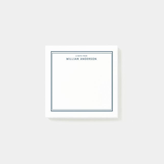 Bloco De Notas Minimalista personalizado (Frente)