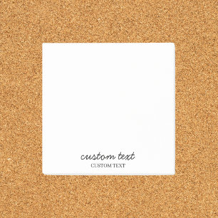 Bloco De Notas Minimalista Personalizável