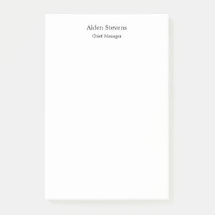 Bloco De Notas Minimalista simples e simples de na moda