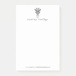 Bloco De Notas Mínimo de Árvore Tropical de Palma