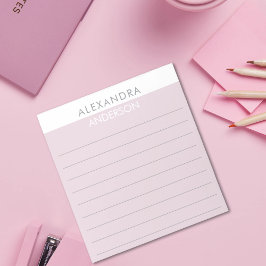 Bloco De Notas Mínimo de Chic Profissional Elegante