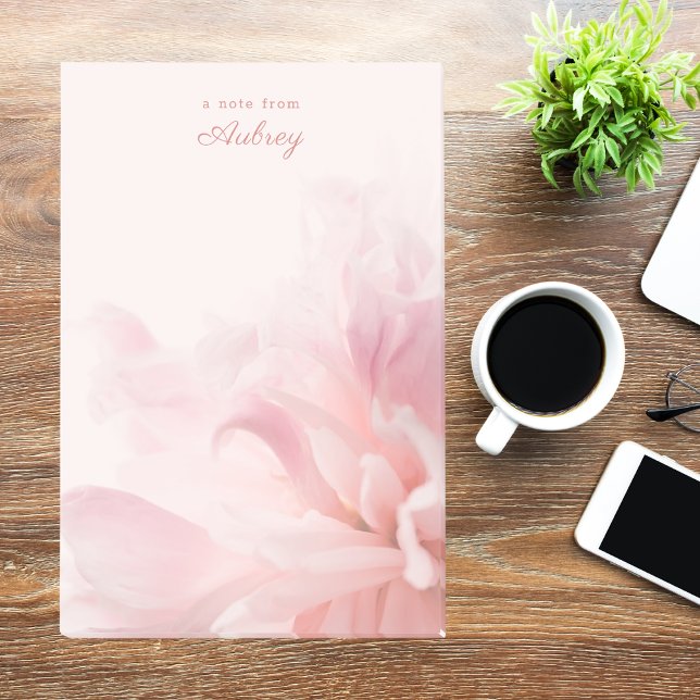 Bloco De Notas Mínimo Rosa Limpo (Criador carregado)