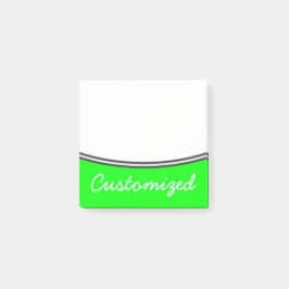 Bloco De Notas Mínimo, simples, fundo do limão + Nome da lavanda