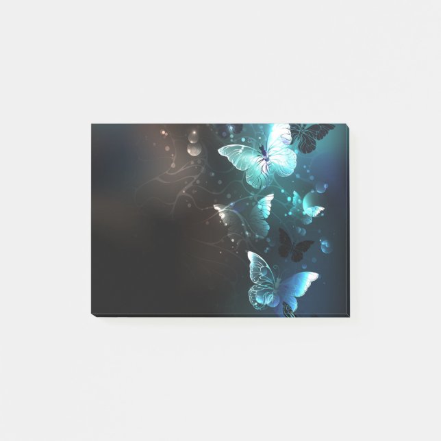 Bloco De Notas Mint Night Butterflies (Frente)