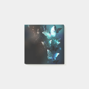 Bloco De Notas Mint Night Butterflies
