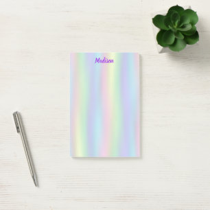 Bloco De Notas Minúsculo holográfico  Personalizado