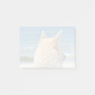 Bloco De Notas Mistura De Raça Cão Areia E Surf