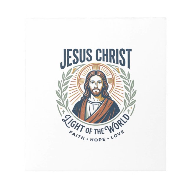 Bloco De Notas Moda Modesta Jesus Valores Femininos Camiseta Insp (Frente)