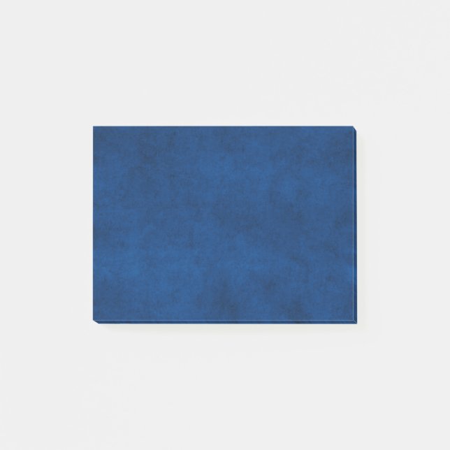 Bloco De Notas Modelo da meia-noite do pergaminho do papel azul (Frente)