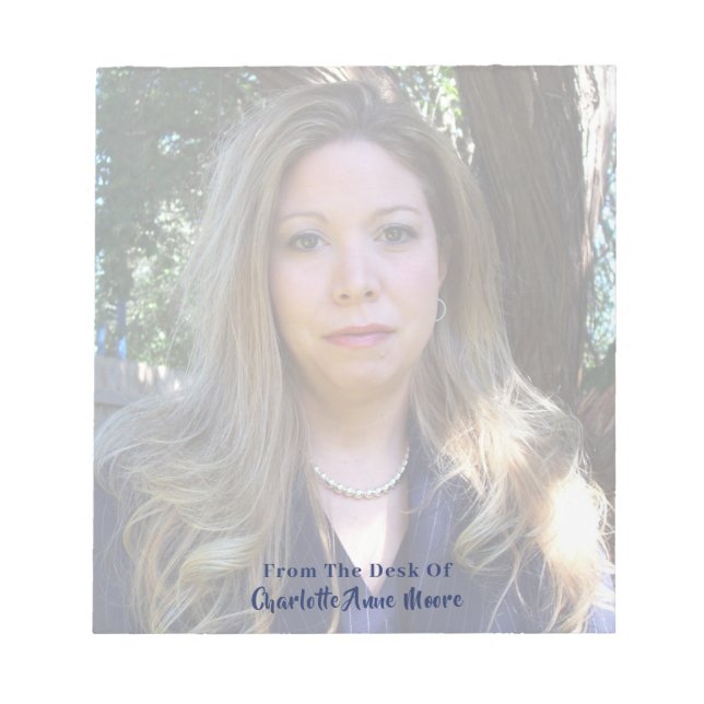 Bloco De Notas Modelo de Foto Individualizado (Frente)