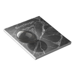 Bloco De Notas Modelo de fronteira rosa-roxa minimalista moderna