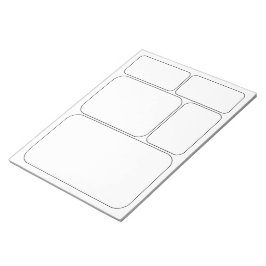 Bloco De Notas Modelos em Branco para Histórias em Quadrinhos