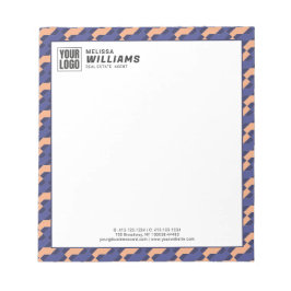 Bloco De Notas Modern Geometric Interlocking Pattern 