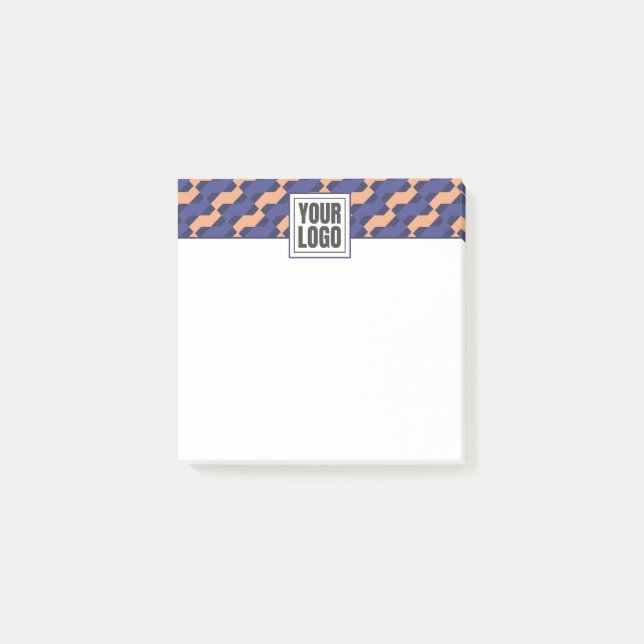 Bloco De Notas Modern Geometric Interlocking Pattern  (Frente)