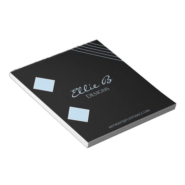 Bloco De Notas Modern Geometric Sleek Minimalist  (Inclinado)