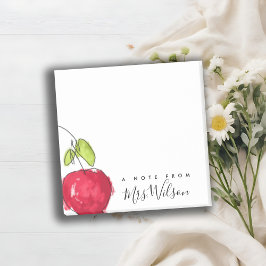 BLOCO DE NOTAS MODERNA PROFESSORA DA ESCOLA PINTURA DE PETRÓLEO M