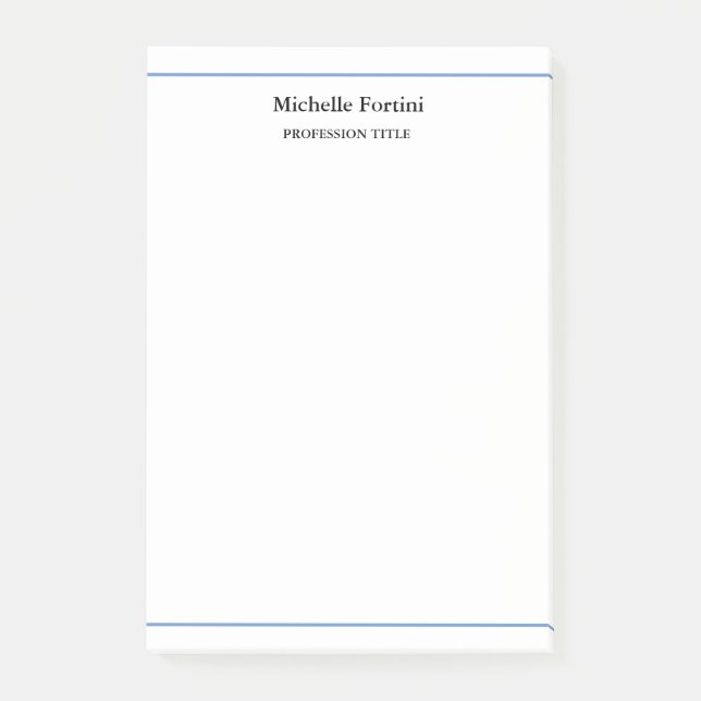 Bloco De Notas Moderno Elegante Minimalista (Frente)