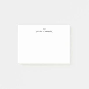 Bloco De Notas Moderno Minimalista - Duas Letras - Nome Monograma