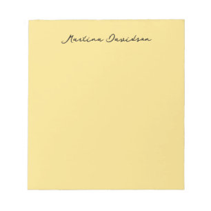 Bloco De Notas Moderno Minimalista Simples Cor de Jasmim Criar No